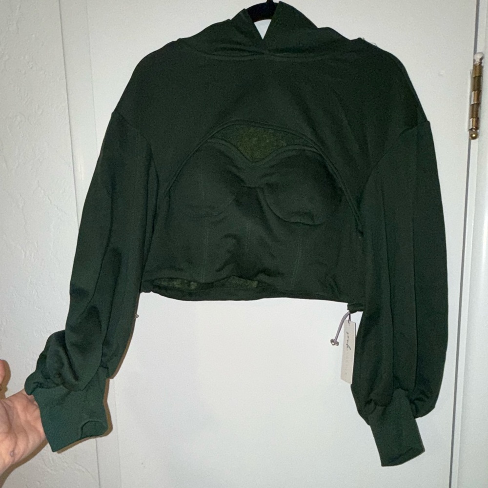 Corset/crop hoodie